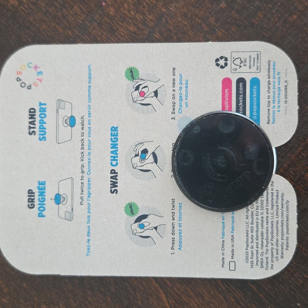PopSocket Black Leopard - Picture 2 of 2